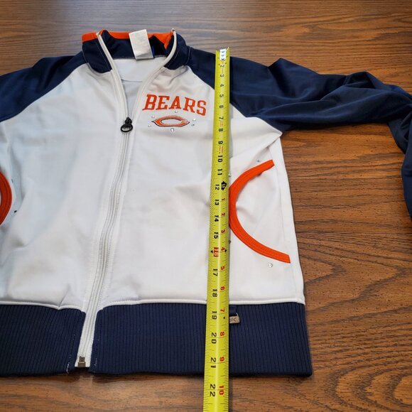 NFL Chicago Bears Reebok Full Zip Jacket Women's Small w/ Sequins - Picture 9 of 10